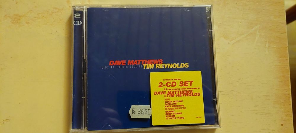 DAVE MATTHEWS TIM REYNOLDS LIVE AT LUTHER COLLEGE 2 CD Kaufen auf Ricardo
