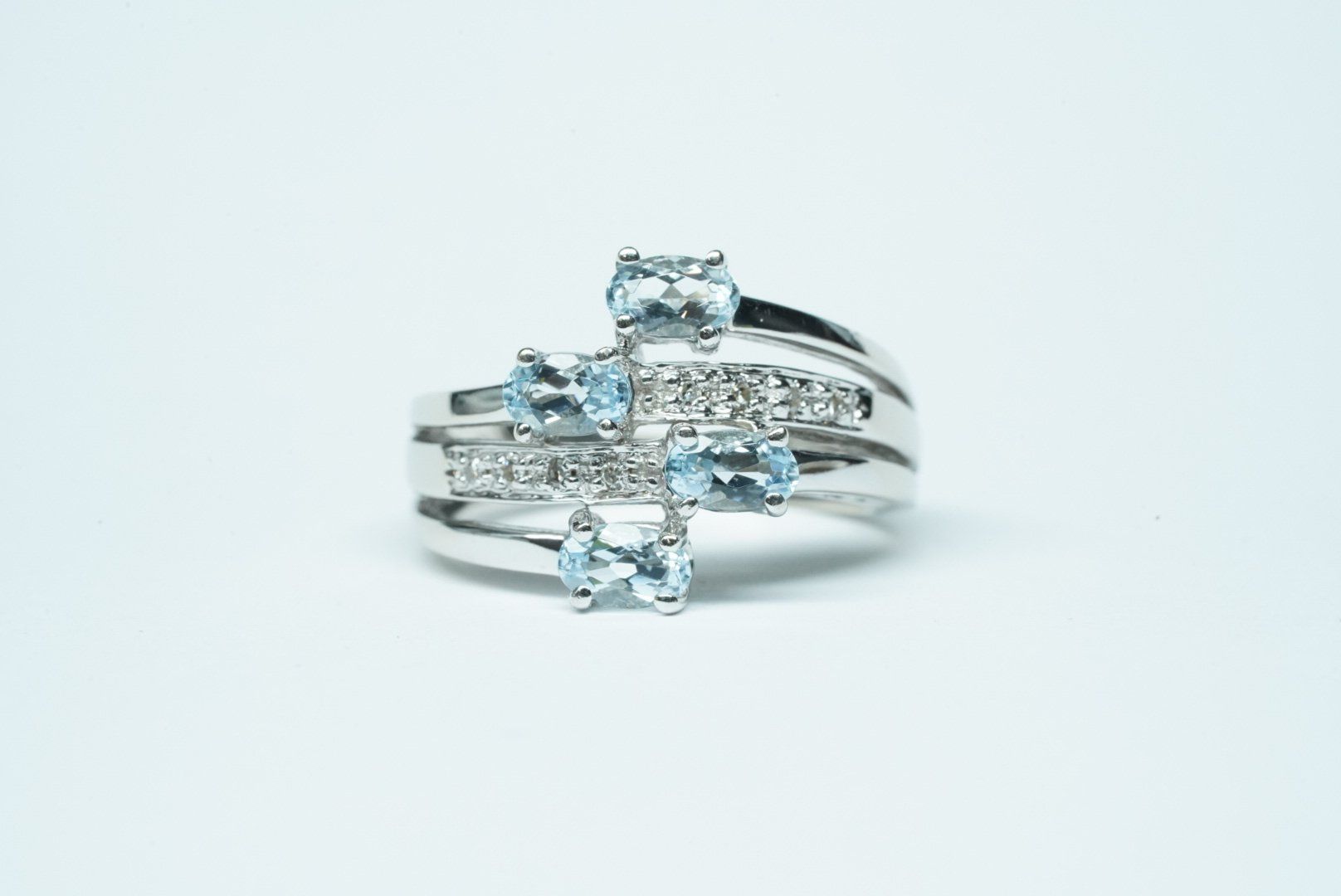 Anelli: Fingerring 14k Weissgold – Usato da Bülach venduto da Re-Jewelled 1