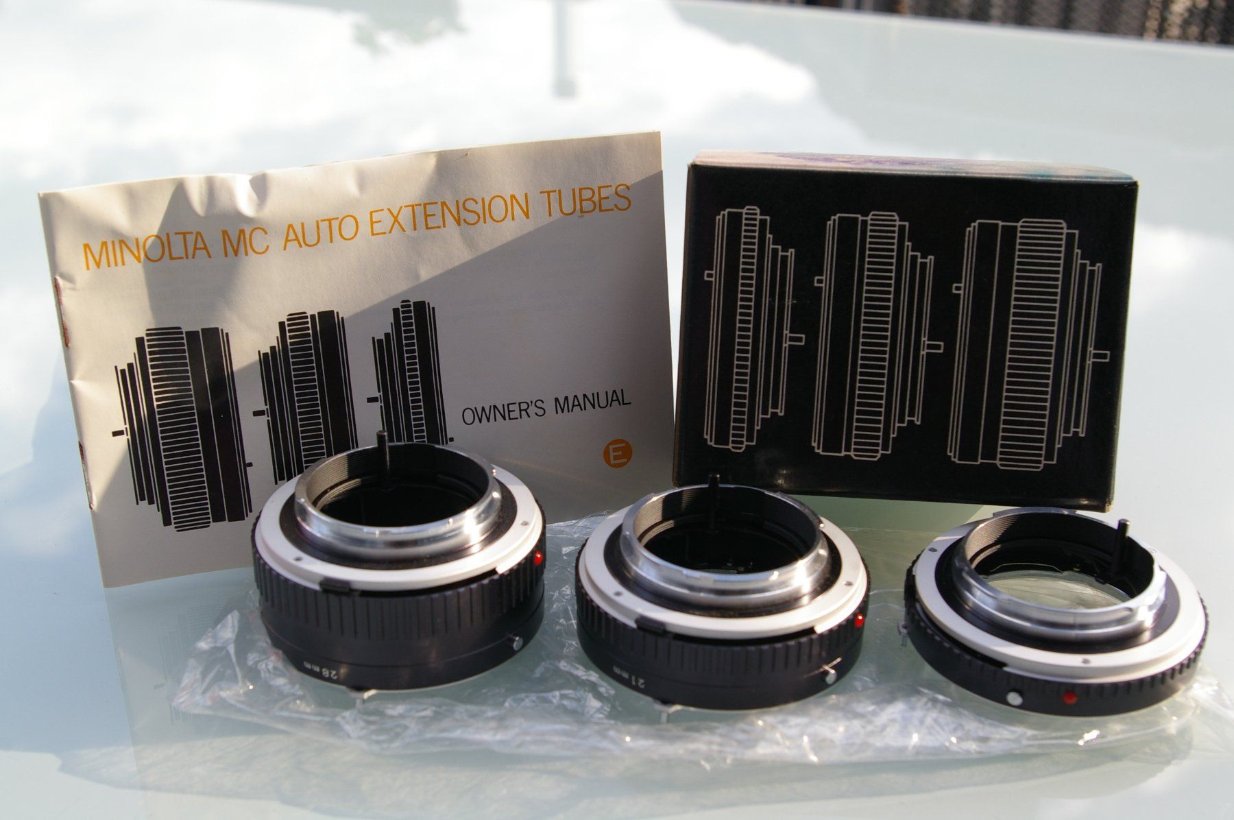 Minolta Objectifs: Minolta MC Zwischenringset 3teilig – Neuf avec emballage d'origine à Niederurnen par mowgli_1963 2