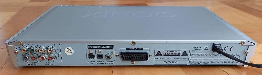 Audio- & Mediensysteme: DVD-Player von QONIX mit Fernbedienung – Gebraucht aus Bazenheid von fat_s6fk 3