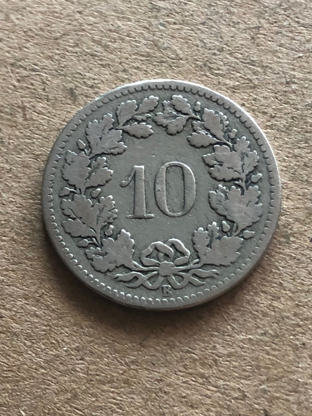 Alle Münzen: 10 Rp. 1883 – Gebraucht aus Schötz von Odpa 1