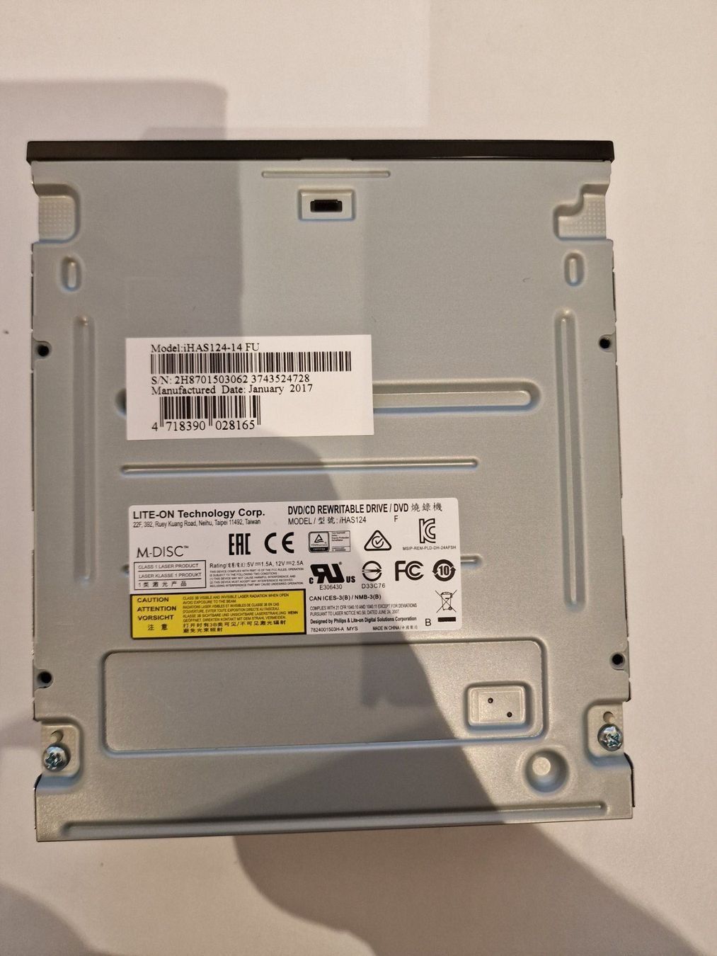 Lettore multimediale & Streamer: DVD-Brenner    iHAS124-14   LiteOn – Usato da WÜRENLOS venduto da opelvw 3