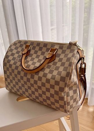 Louis Vuitton Speedy Bandouliere Damier Azur