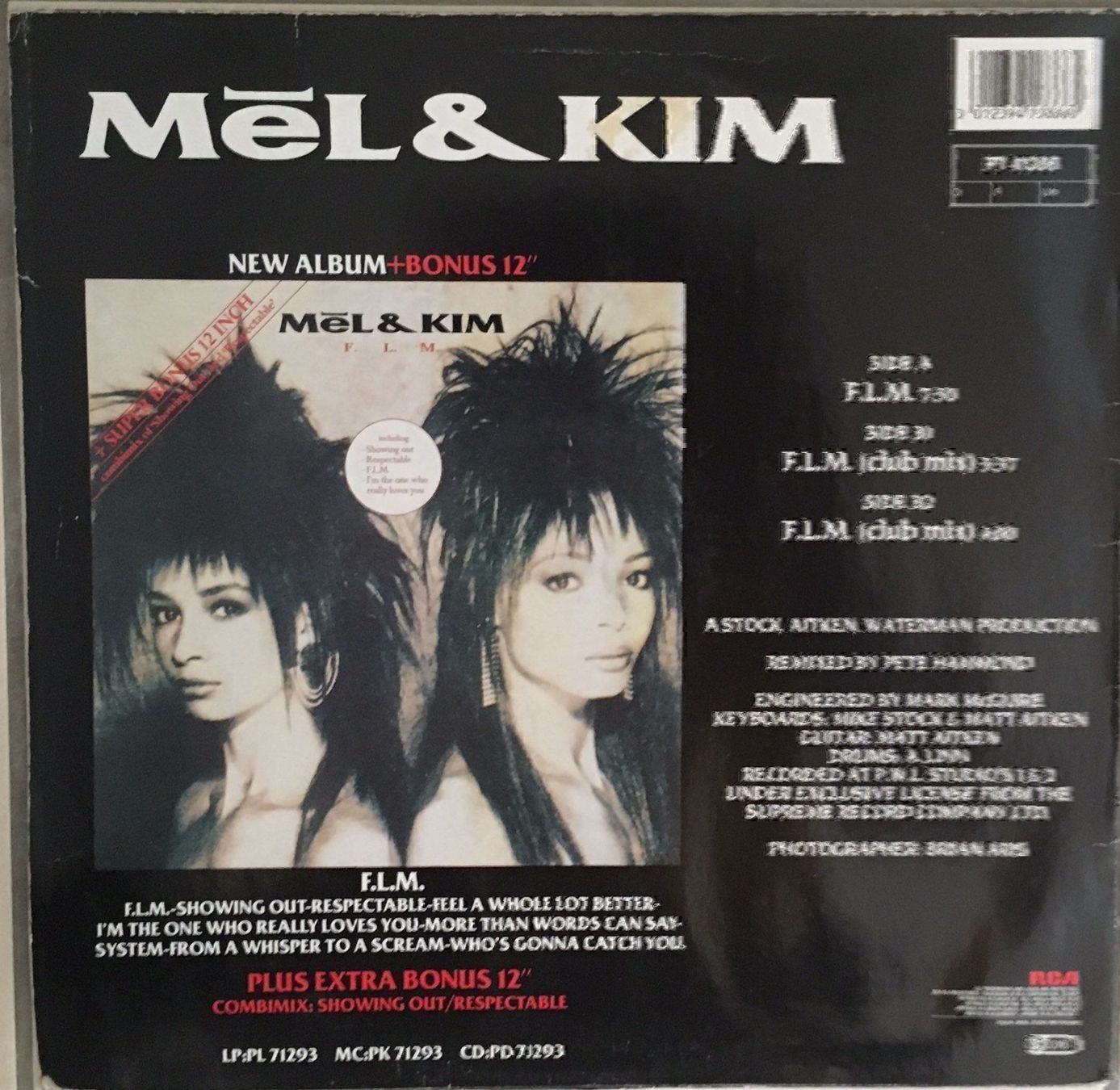 Schallplatten: MEL & KIM - F.L.M. - 33 Tours – Gebraucht aus Bussigny von vinyl-pas-cher 1