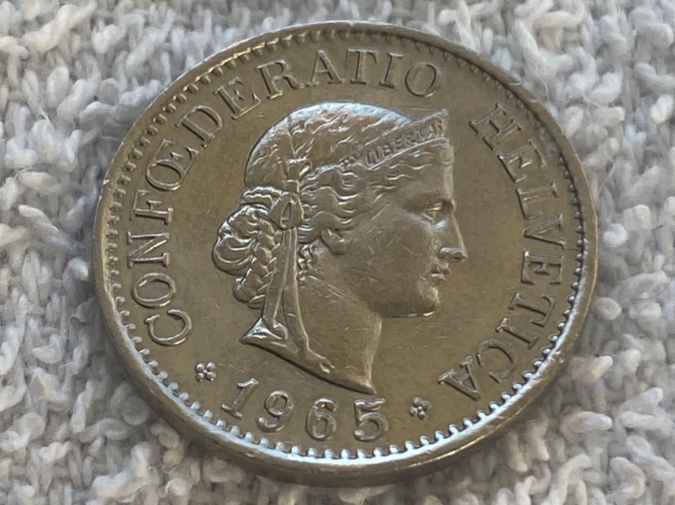 Toutes les monnaies: 10 centimes/rappen 1965 – D'occasion à Nyon par Ilmi09
