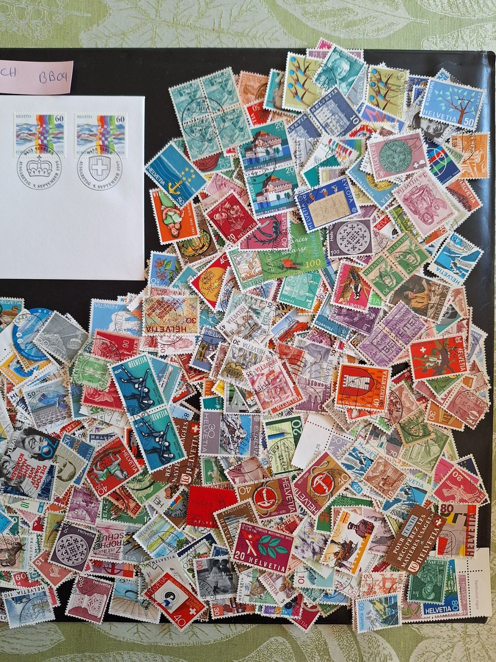 Tutti i francobolli: CH- ca. 1000 und 4 Briefe dazu (BB04) – Usato da Genolier venduto da Antoine30 2