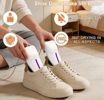 Schuhtrockner elektrisch 360 Grad weiss