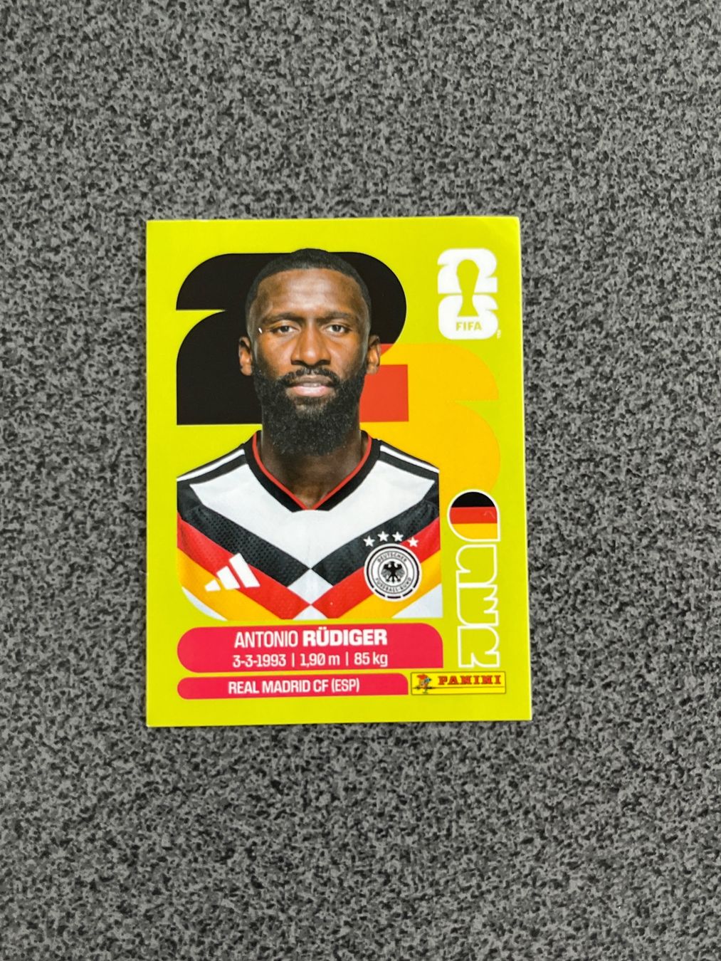 Panini Sammelbilder & Trading cards: Panini WM26 Rüdiger  Ger  6 – Gebraucht aus Au ZH von Paninifieber26