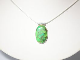 *Aktion* Pendentif / Anhänger & Grüne Turquoise Mohave