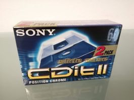 SONY CDit 60,Chrome,Slide Case "2 Stück"