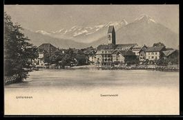 Unterseen, Gesamtansicht mit Seepromenad