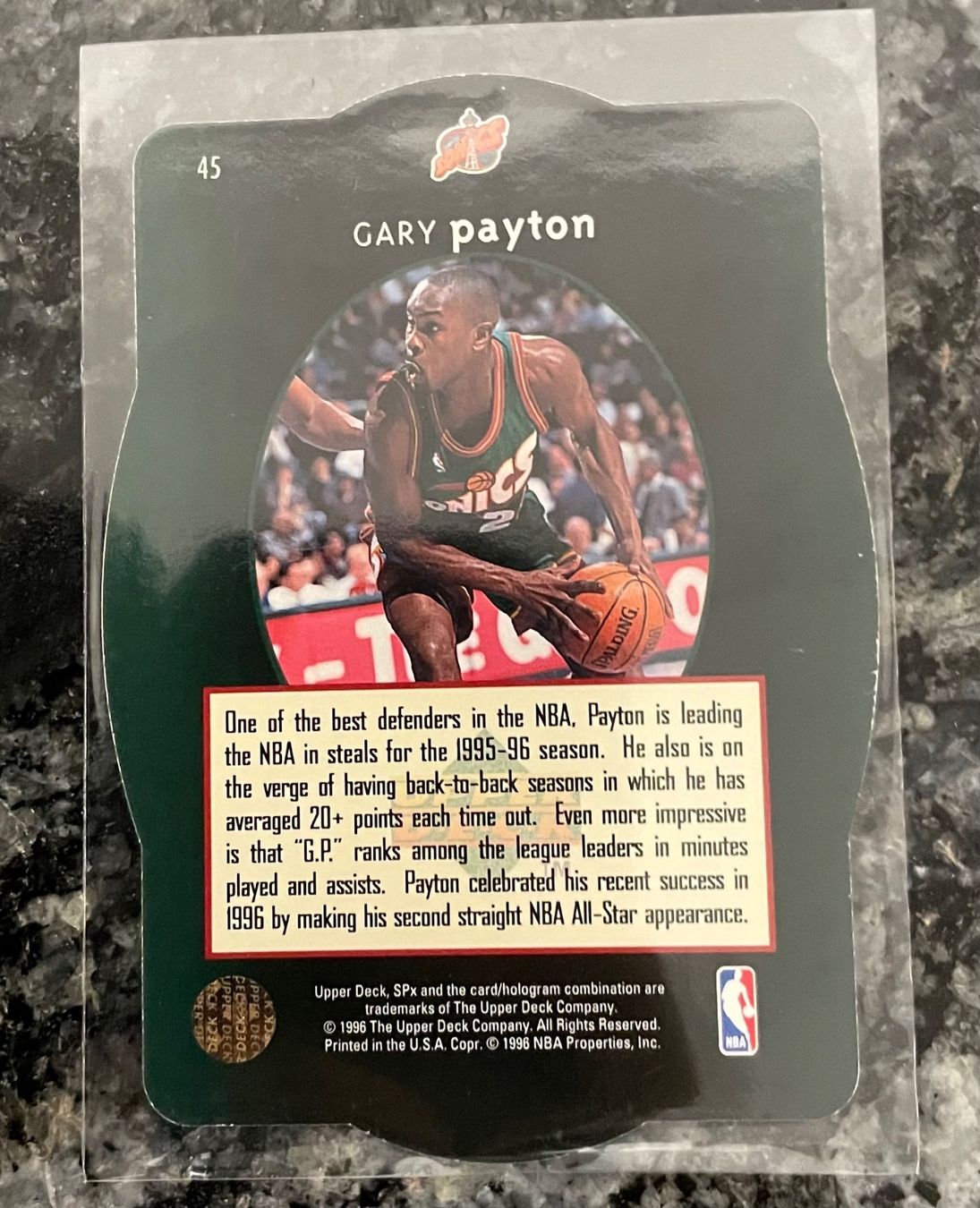 Nba Sammelbilder & Trading cards: NBA Gary Payton SPX 96 Card – Neu (gemäss Beschreibung) aus Muttenz von joba23 1