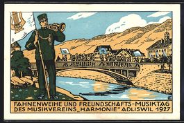 Adliswil, Fahnenweihe und Freundschafts-
