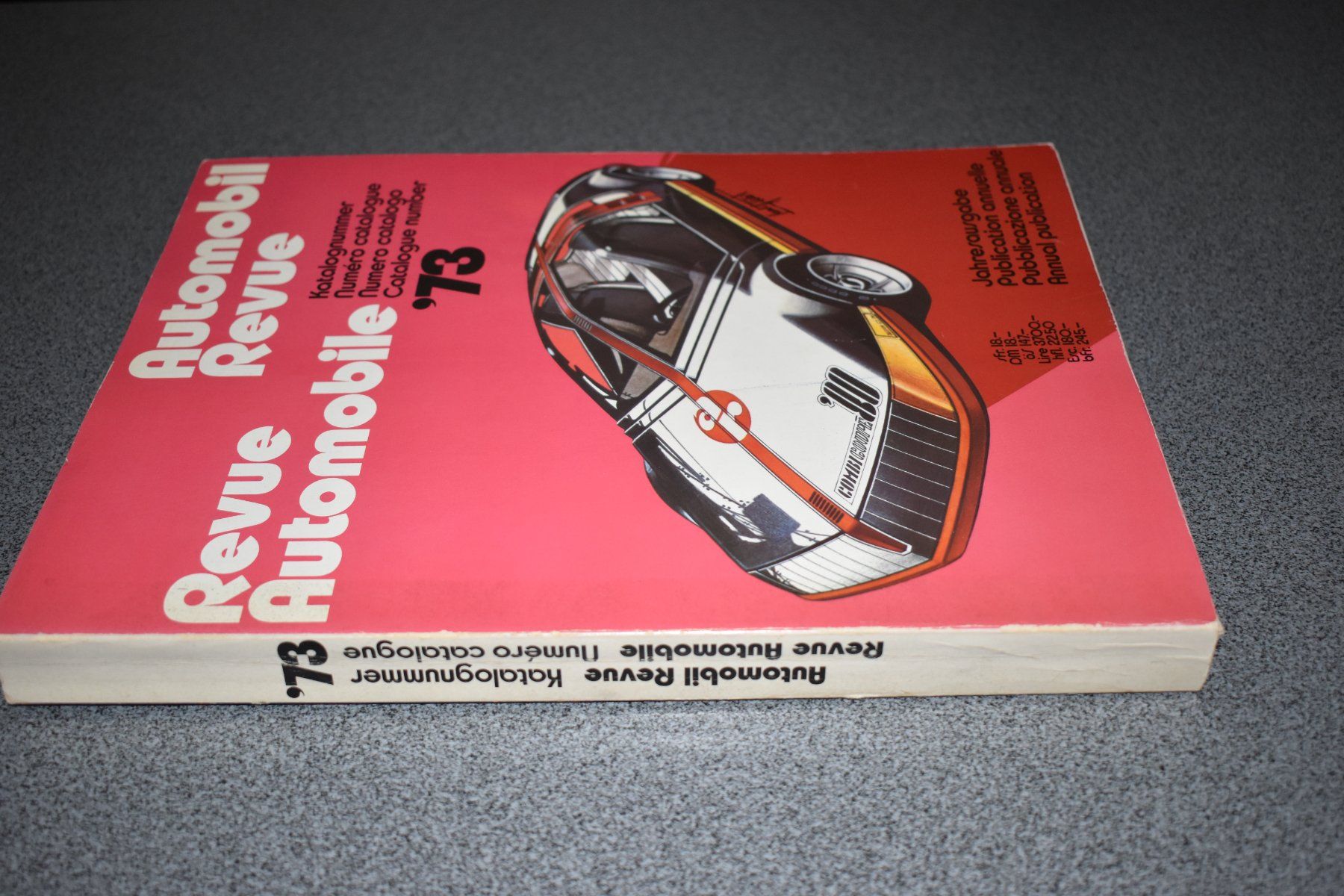 Bücher: Catalogue Revue Automobiles 1973 – Gebraucht aus Le Locle von skycomputer 1