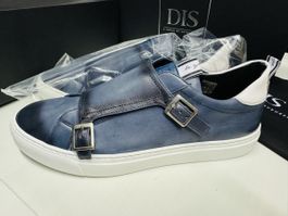 Sneakers DIS neuves pointure 42 cuir bleu marine élégant