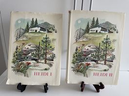 2 Heidibücher von JOHANNA SPYRI