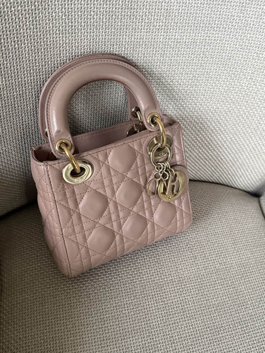 Dior Borse da donna: Lady Dior Mini (Blush) – Usato da Estavayer-le-Lac venduto da sto_y5c2 5