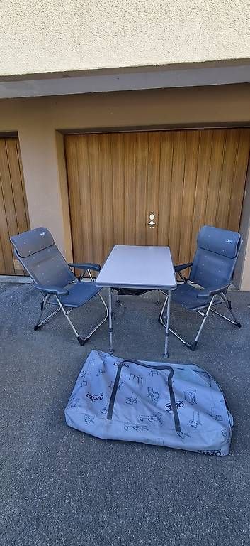 Set di tavolo e panche: Crespo Campingset - extrem hochwertig – Usato da Horw venduto da Row707