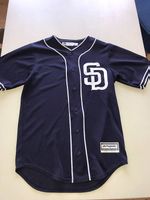 Mlb Trikot Majestic San Diego Padres dunkelblau Gr.S Neu