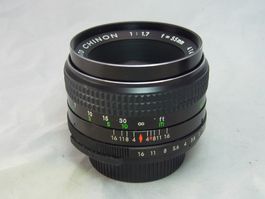 Auto Chinon 55mm f1.7 M42 Tomioka (50mm) #v3