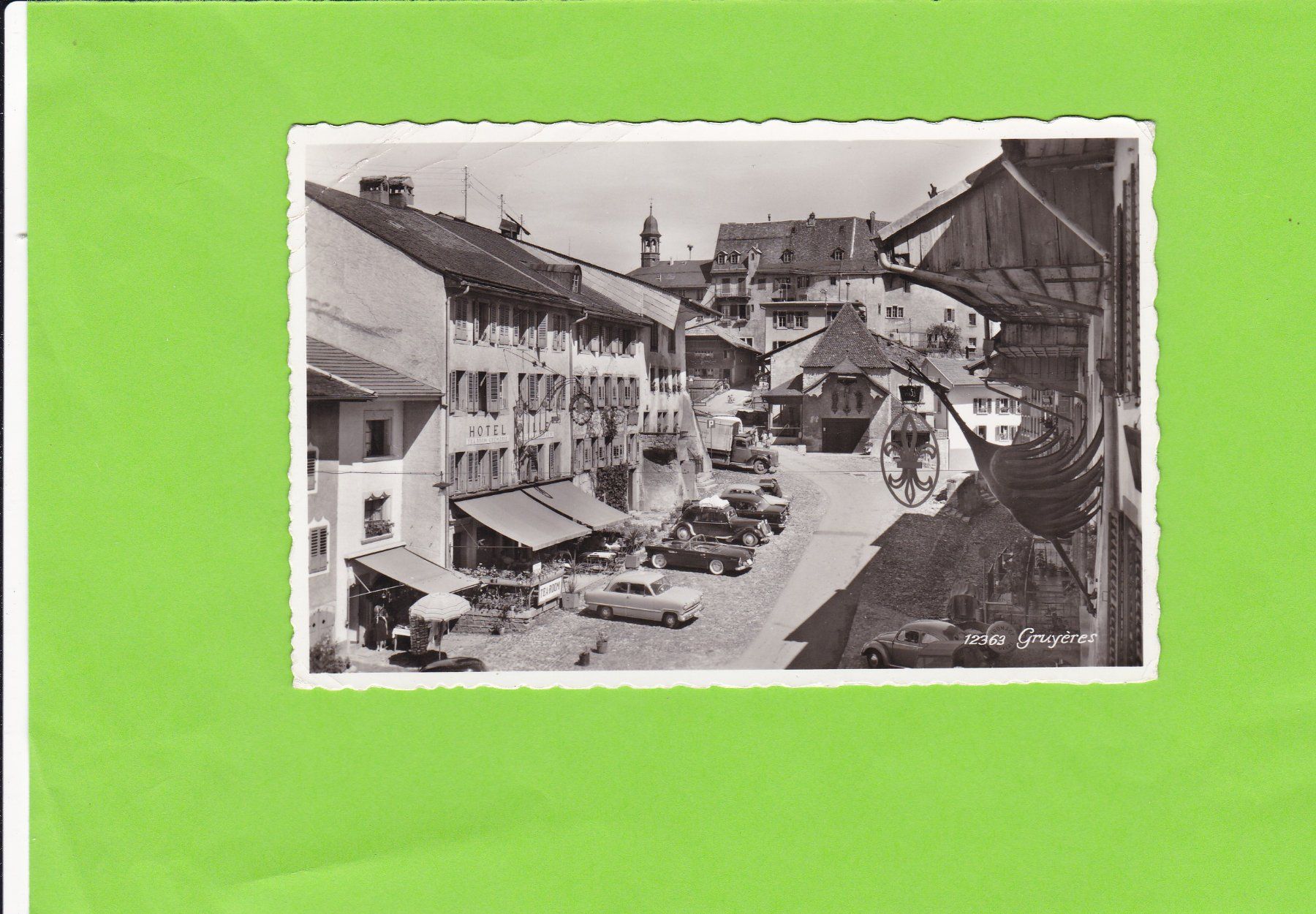Ansichtskarten: Gruyères-Oldtimer – Gebraucht aus St. Peterzell von neckertal
