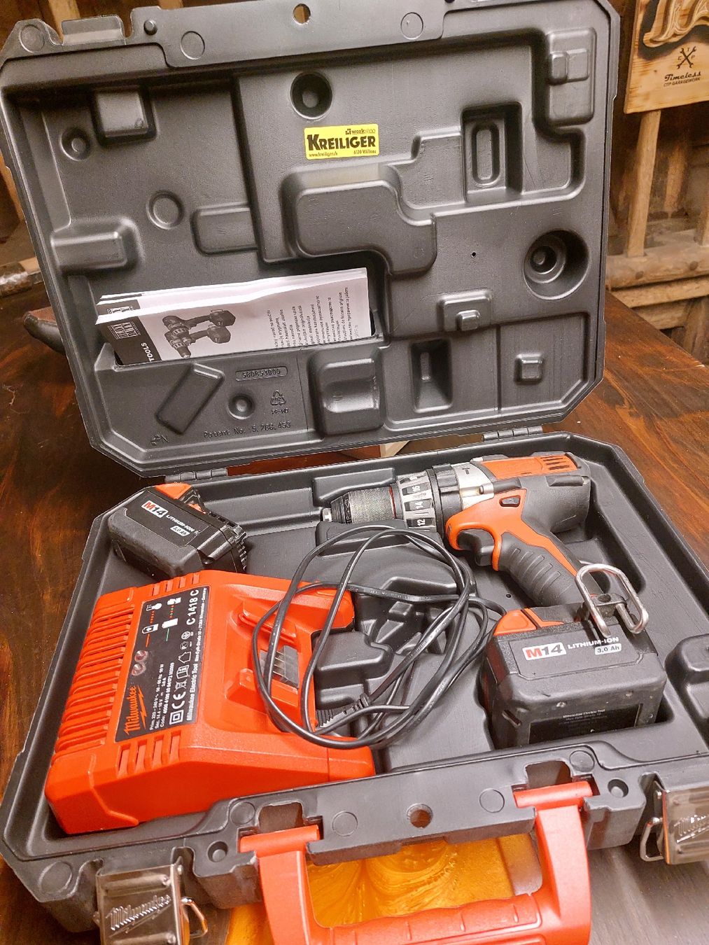 Milwaukee Trapani: Milwaukee M14 Akku Bohrschrauber Set – Difettoso da Willisau venduto da Pzm81