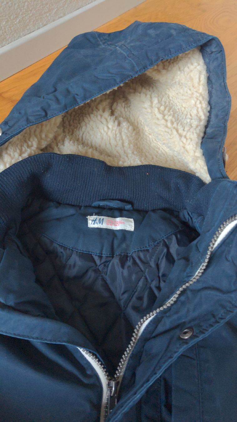 Jacken & Mäntel: Winterjacke Blau H&M Gr.152 – Gebraucht aus Sutz von Rawypp 2
