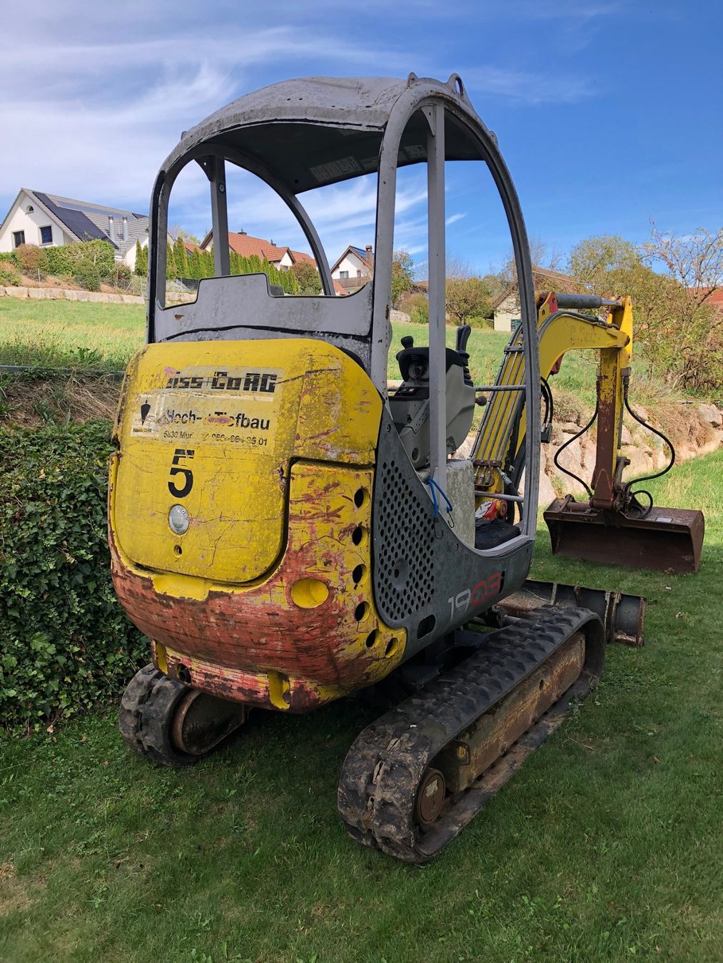Wacker Neuson Escavatori: Bagger Neuson 1903 ab 3'990.- CHF – Usato da Oberweningen venduto da Jelo 4