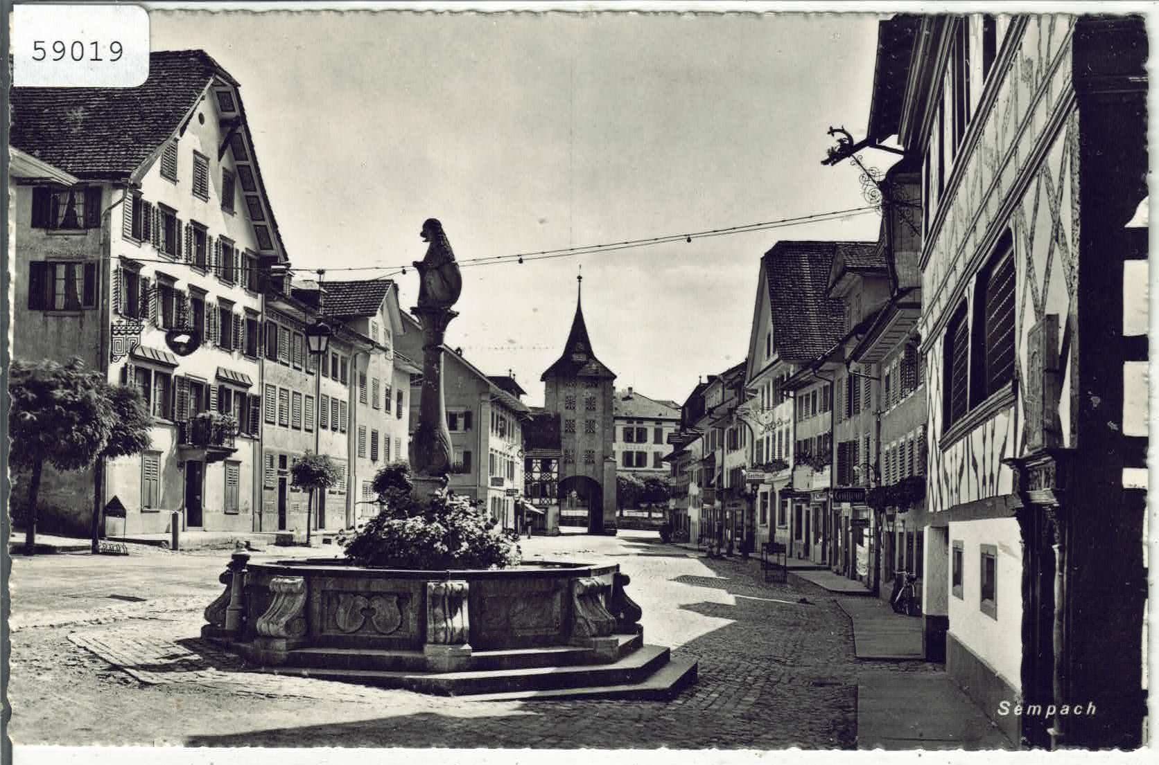 Ansichtskarten: Sempach - Stadtpartie – Gebraucht aus Ettingen von Kartenplanet