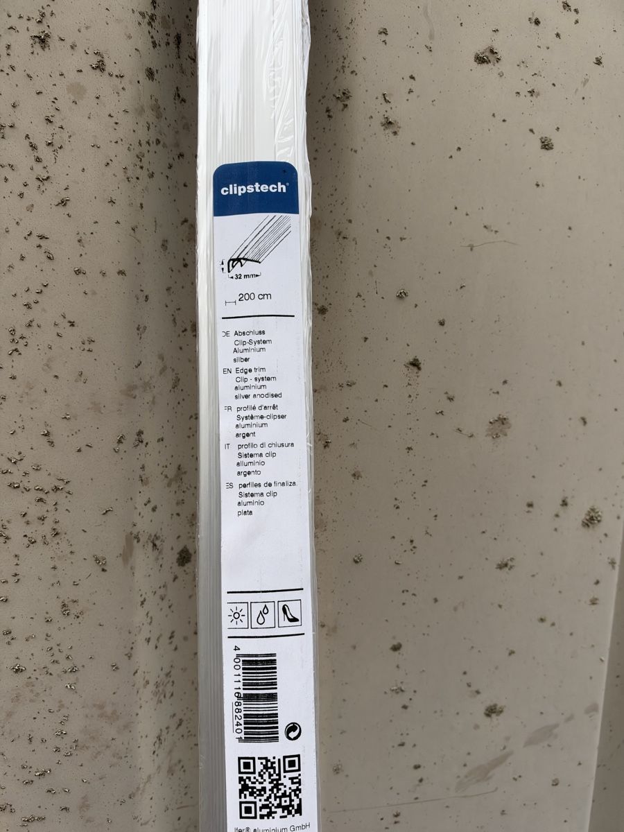 Profiles: Abschluss Clip-System Aluminium  – Neuf avec emballage d'origine à Laupersdorf par asm_8v2t 1