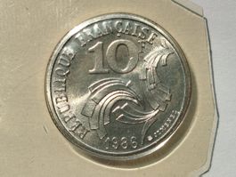 10 FRANCS JIMENEZ 1986
