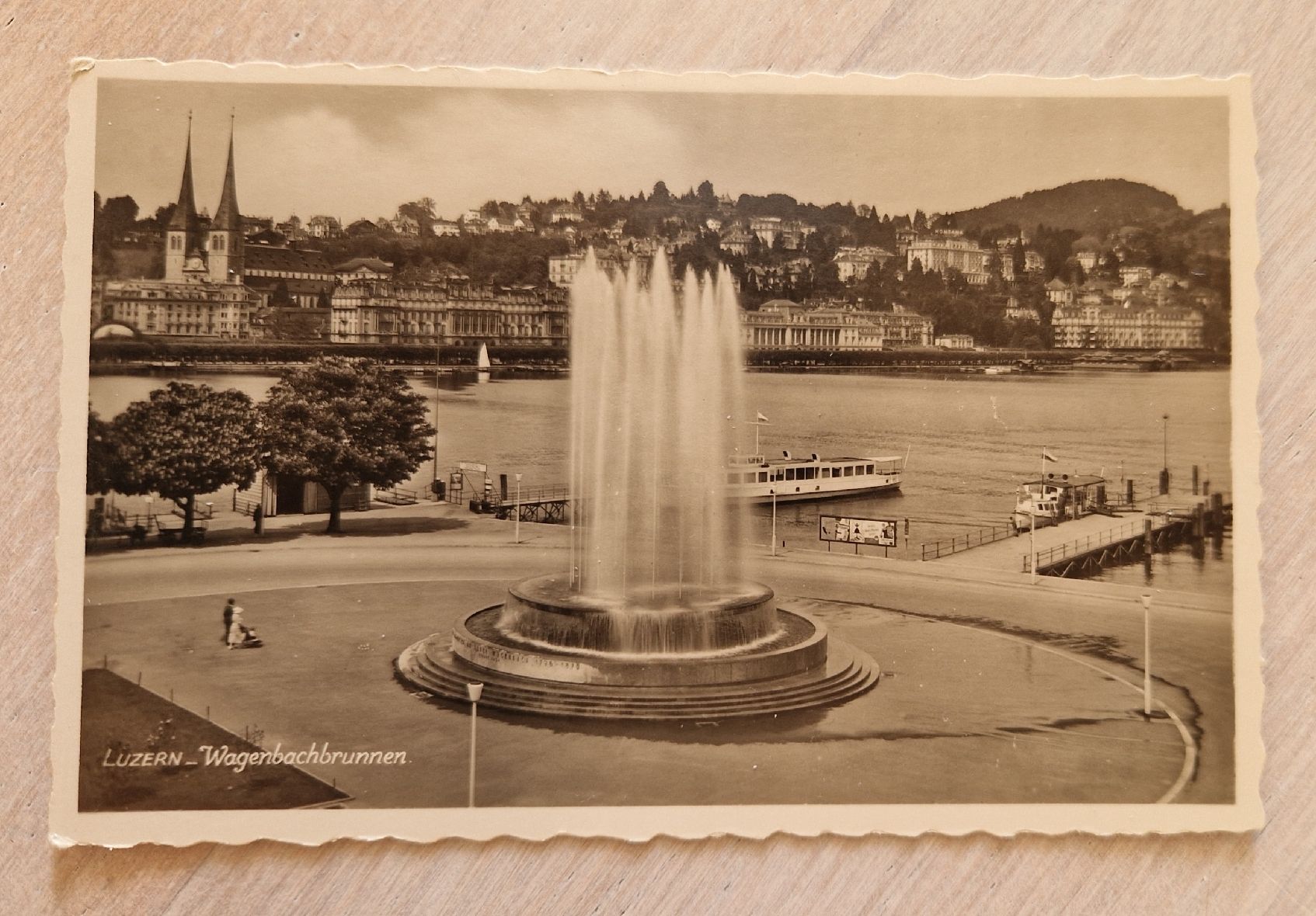 Cartoline postali: Luzern, Wagenbachbrunnen – Usato da Ebikon venduto da Donar50
