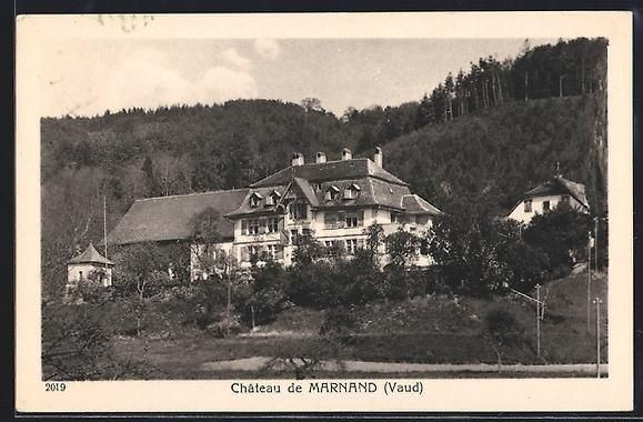 Cartes postales: AK Marnand /Vaud, Le Château – D'occasion à Berlin par bartko-reher