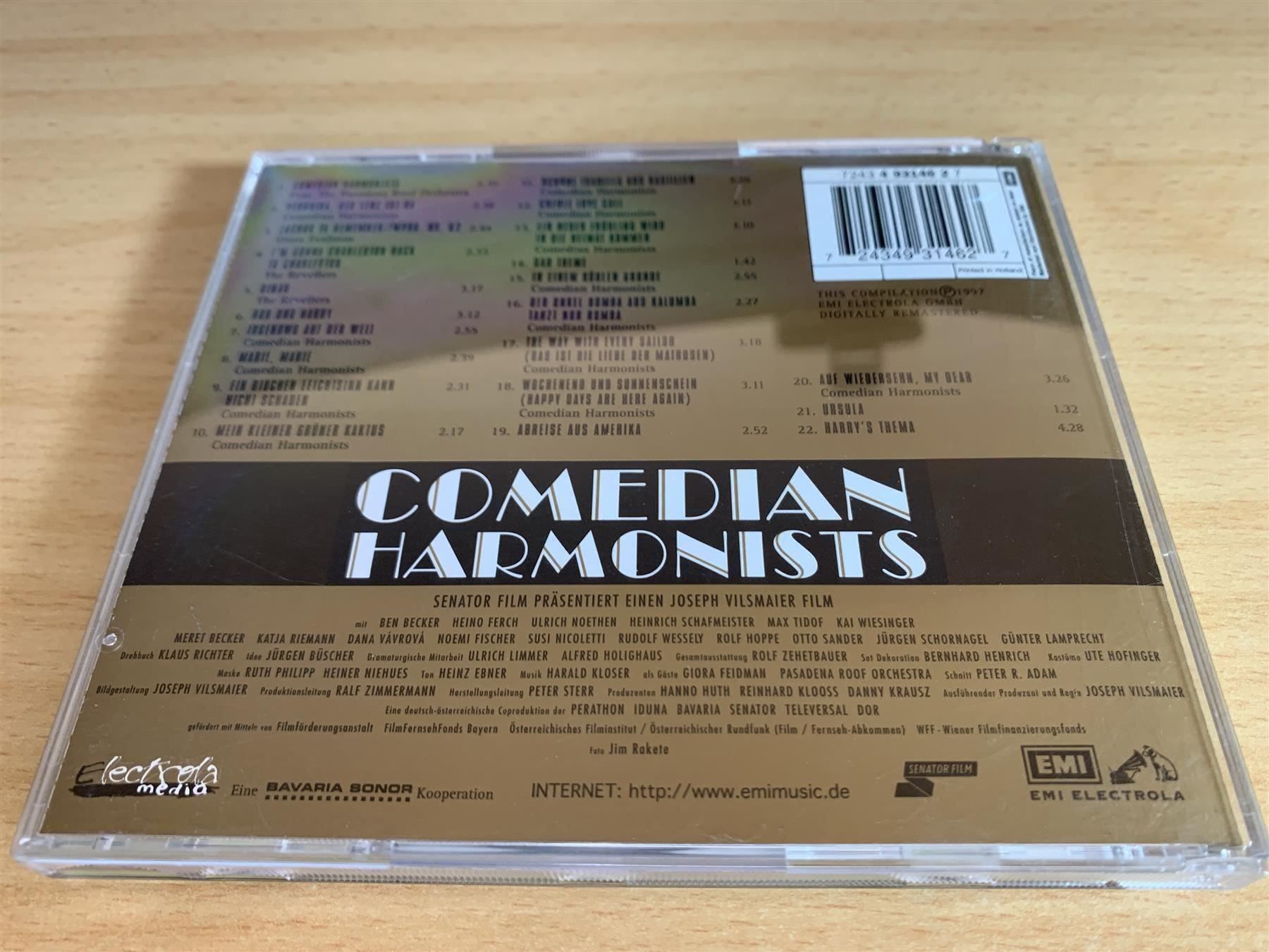 CD: Various – Comedian Harmonists – Usato da Rikon im Tösstal venduto da Alpenmutz 1