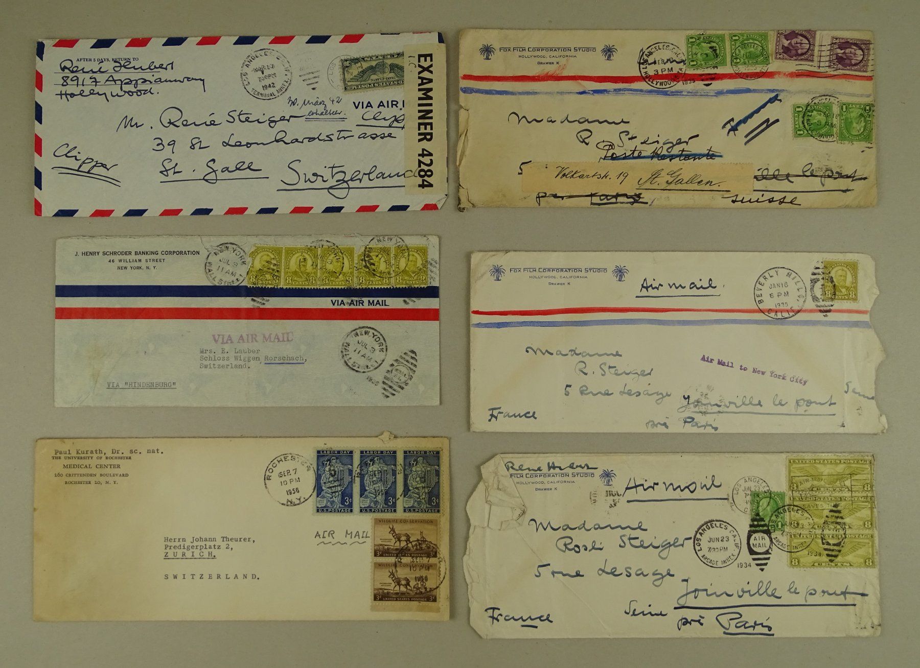 Alle Briefmarken: USA, 44 ÄLTERE BRIEFE/KARTEN – Gebraucht aus Grüningen von Kartensammler 4