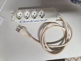 Steckleiste 4xT13 Steckdosenleiste Stefan 140cm Kabel