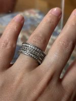     Bague large en argent 925