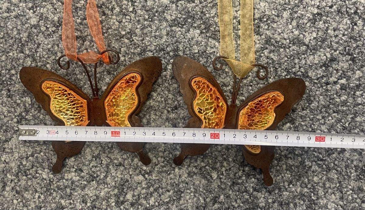 Tutte le decorazioni: Deko Schmetterlinge  orange 2 Stück neu – Nuovo (secondo la descrizione) da Au ZH venduto da Jaggy4 5