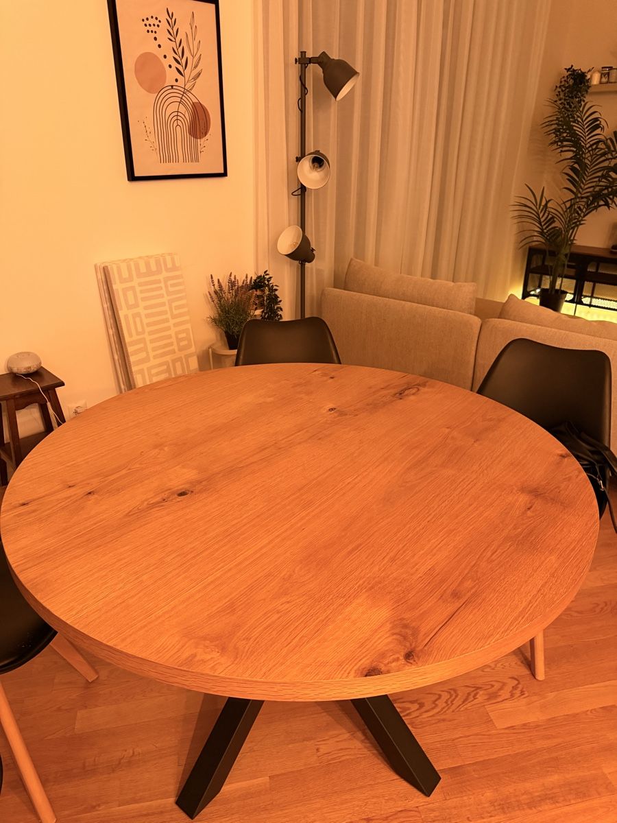 Conforama Tavoli: vendo tavolo rotondo  – Usato da Massagno venduto da dar_2pkl 1