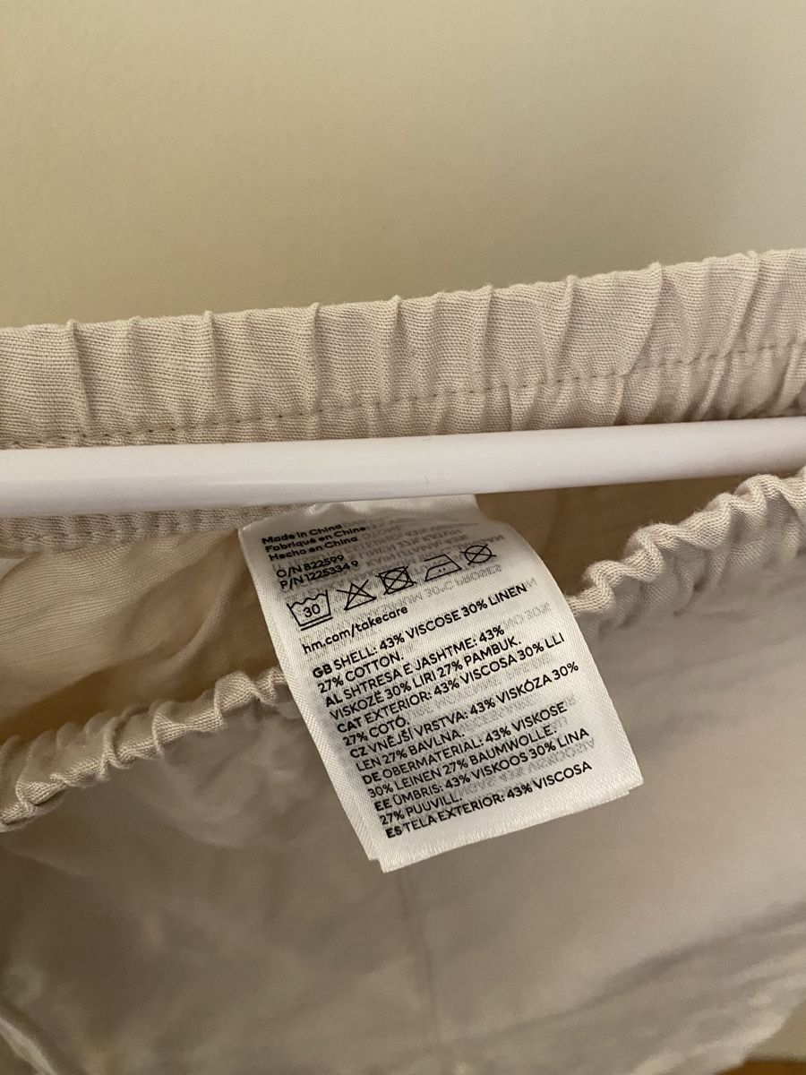 H&M Pantaloni: Leichte Hose mit Leienanteil, Gr. S – Usato da Bern venduto da Liv_45nl 2