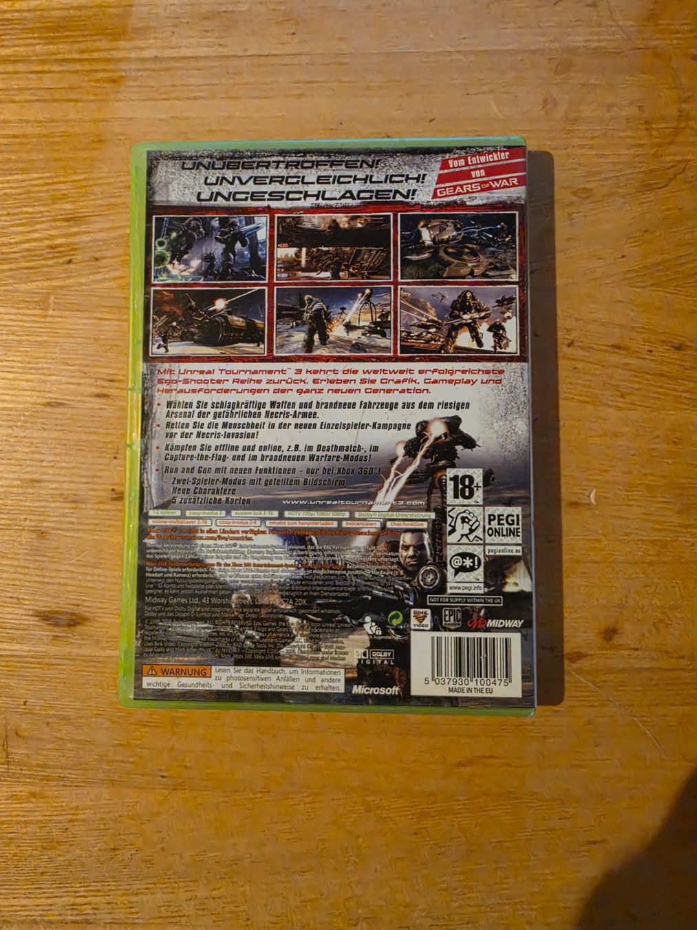 Spiele: Xbox 360 Unreal Tournament ab 1.- – Gebraucht aus triesenberg von wisi369 1