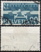 1932 POSTA AEREA - 90 Rp blau/blaugrau SBK F18 gst CV 75 CHF
