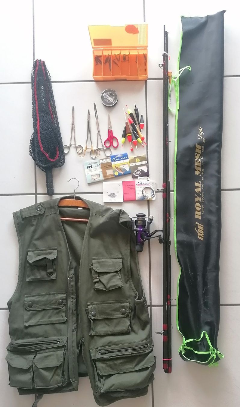 Canne da pesca: Angelrute 360 cm + Div. Material – Usato da Messen venduto da renklever