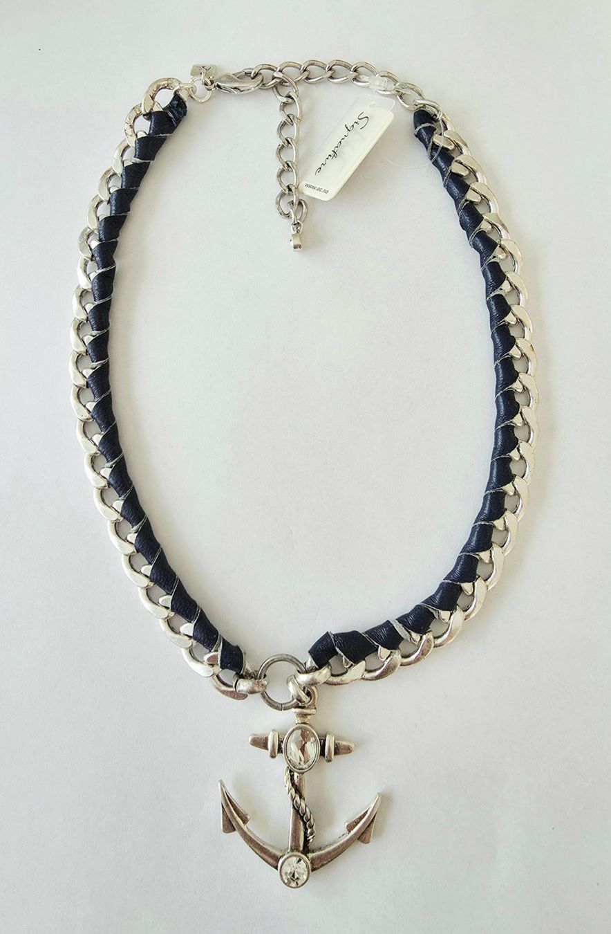 Pendentifs: Statement Collier mit Anker-Anhänger & Strass - A&C neu – Neuf avec emballage d'origine à Uetikon am See par Springdream 2