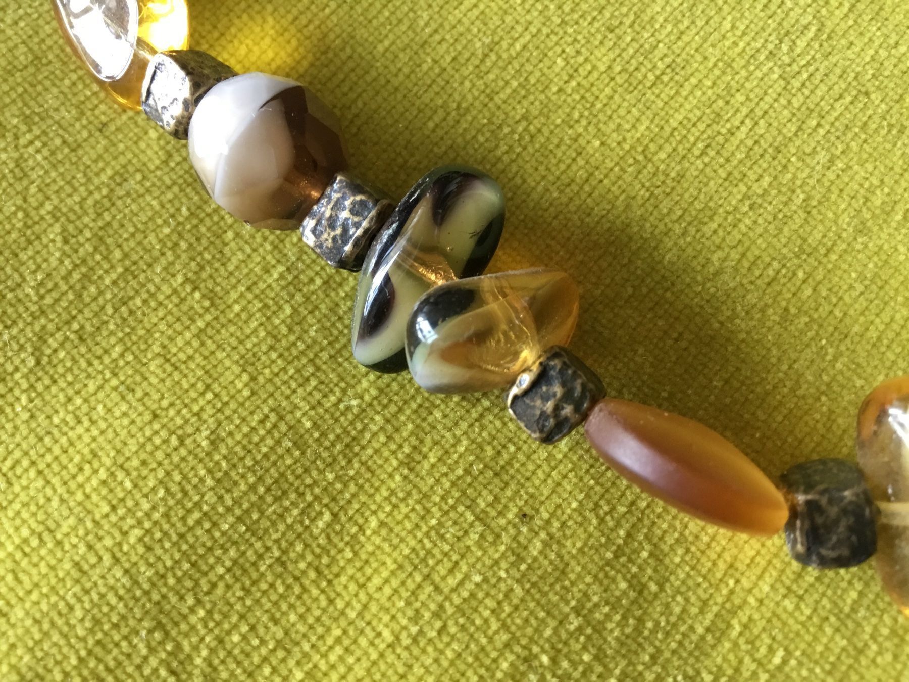 Catenine: Collier ethno chic couleur cognac – Nuovo e nell'imballaggio originale da Le Landeron venduto da nic_8hd5 3