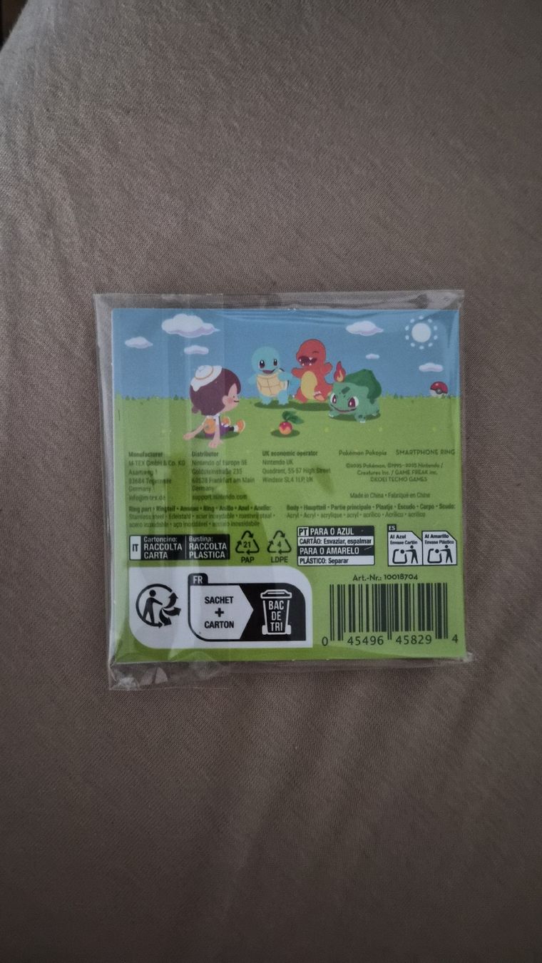 Pokémon Spiele: Pokopia Pokémon Smartphone Ring neu – Neu und originalverpackt aus Wabern von konbini 1