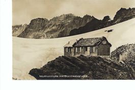 Mutthornhütte Blümlisalpgrupe Hüttenstempel SAC Weissenstein