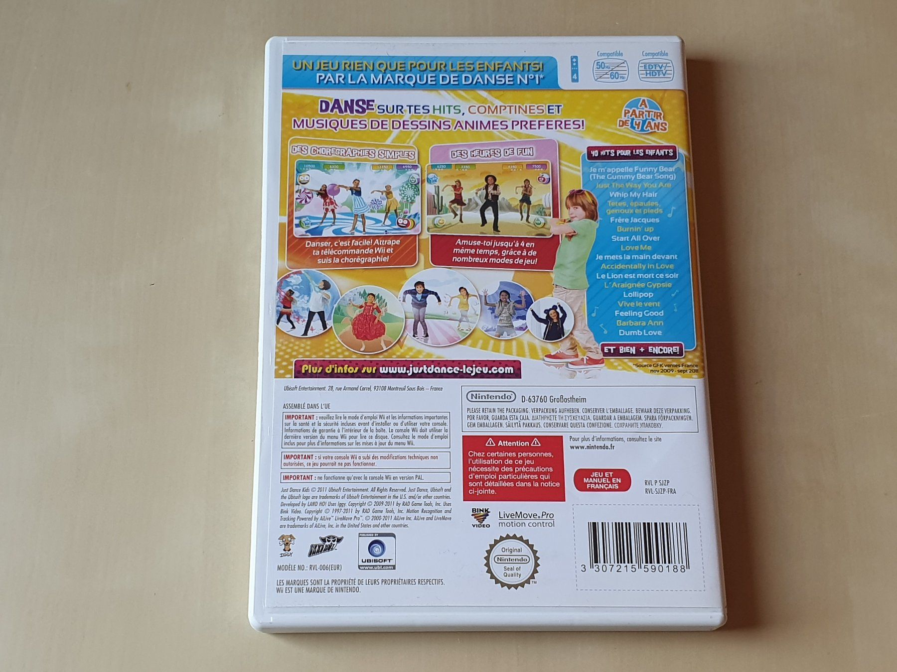 Nintendo Spiele: Just Dance Kids FRA – Gebraucht aus Stansstad von collectorsshop 1