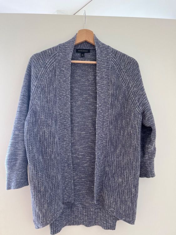 Gilet Souple Femme Banana Republic - Taille XS - Bleu Marine - Occasion TBE