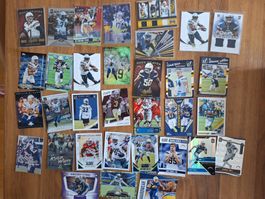 33 NFL Trading Cards der San Diego/ Los Angeles Chargers